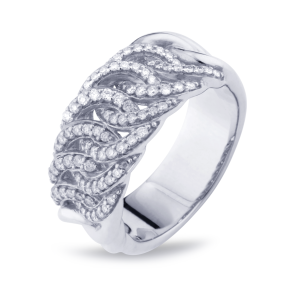 Sitana Ring white gold w. brilliant cut diamonds