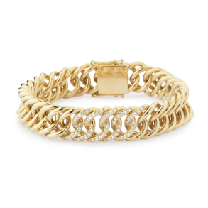 Sitana Bracelet yellow gold w. brilliant cut diamonds