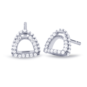 Fiontini Earrings white gold w. brilliant cut diamonds
