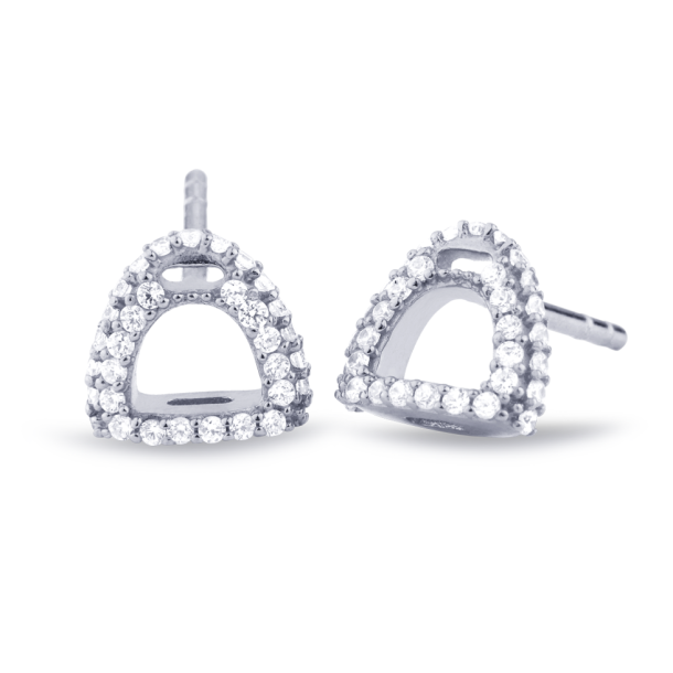 Fiontini Earrings white gold w. brilliant cut diamonds