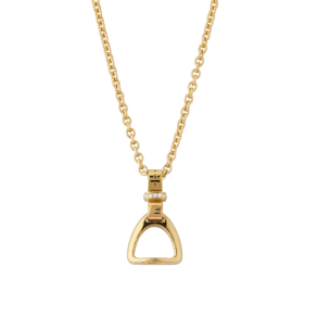 Fiontini Pendant yellow gold w. brilliant cut diamonds