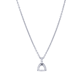 Fiontini Pendant white gold w. brilliant cut diamonds