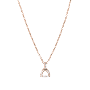 Fiontini Pendant rose gold w. brilliant cut diamonds
