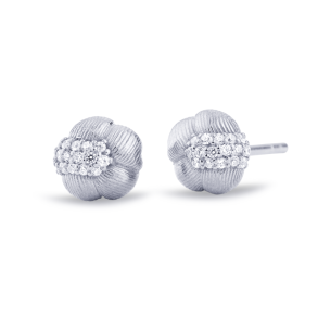 Sav Earrings white gold w. brilliant cut diamonds