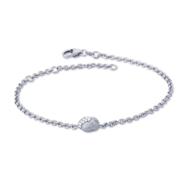 Sav Bracelet white gold w. brilliant cut diamonds