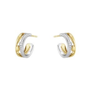 FUSION OP EAR 1638 YG WG 0.19ct