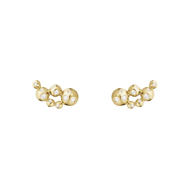 GRAPE EARCUFF 1551G YG 0.14ct