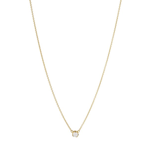 GJS SOLI PEND 1652B YG 0.10ct