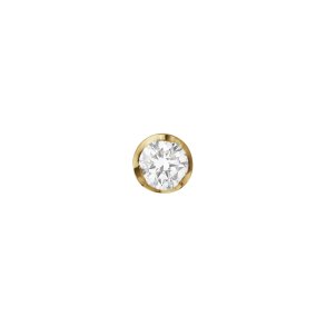 GJS SOLI EARSTUD 1652A YG 0.05ct