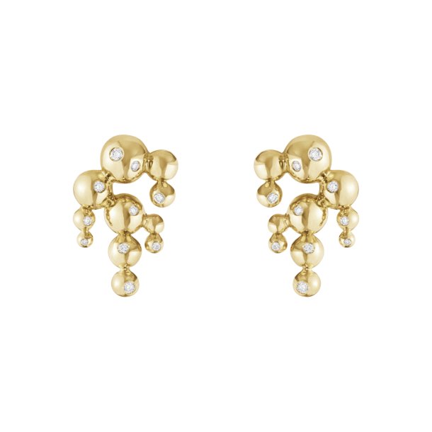 GRAPE CHAND EAR 1551J YG 0.12ct