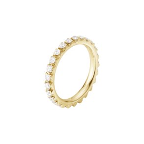 Signature Diamonds ring, 18 kt. YG