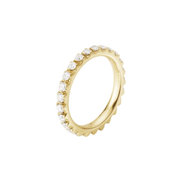 Signature Diamonds ring, 18 kt. YG