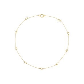 Offspring halsk�de, 18 kt. YG 