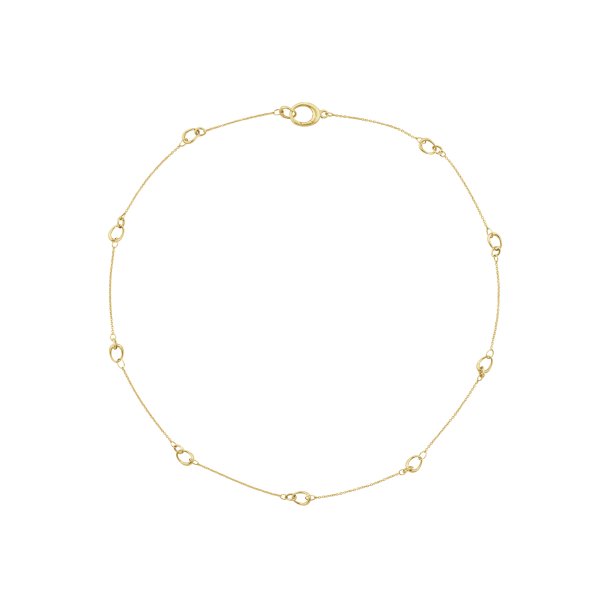 Offspring halsk�de, 18 kt. YG 