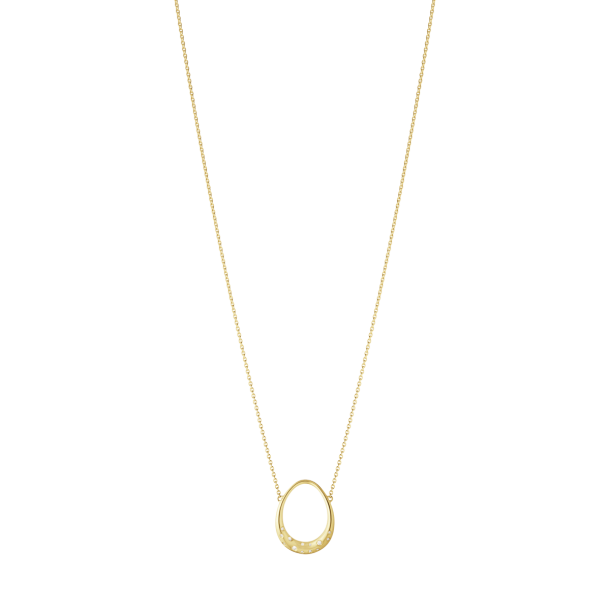 Offspring halsk�de med lille vedh�ng, 18 kt. YG