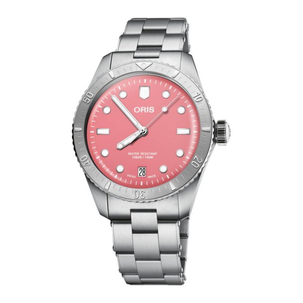 Oris Divers 65 Date Cotton Candy
