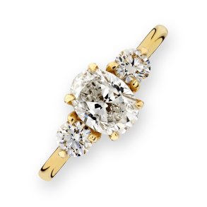 Aisling 1,0ct + 2x 0,20ct