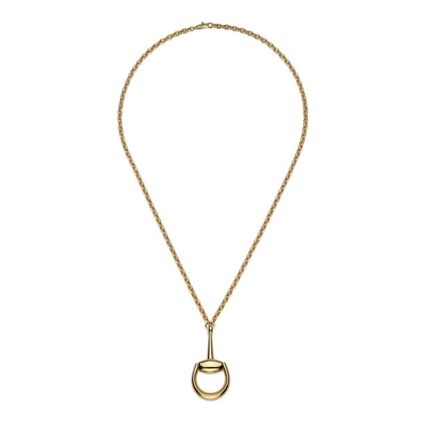 Horsebit halsk�de i 18 kt. 